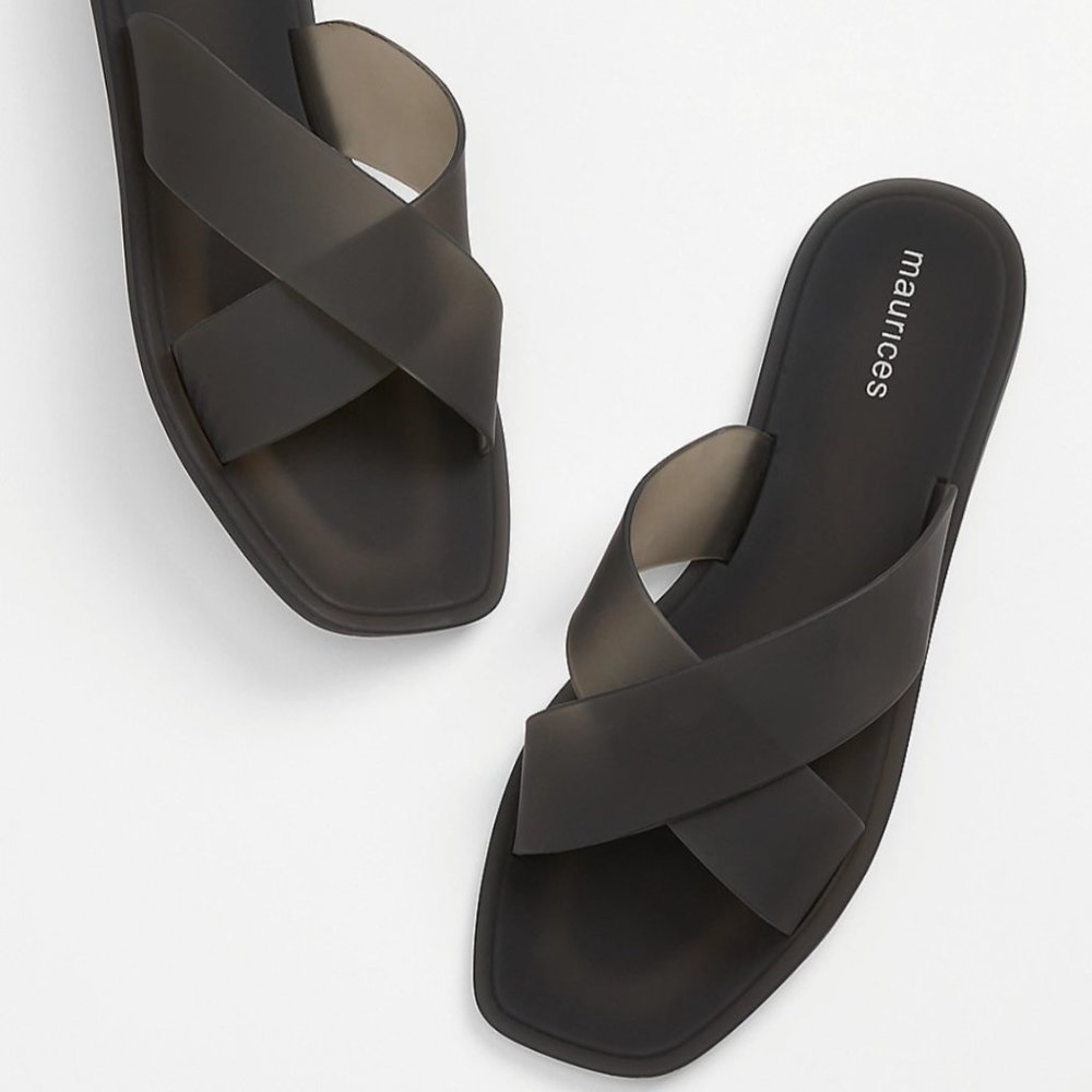 Size 12 Black Jelly Sandals